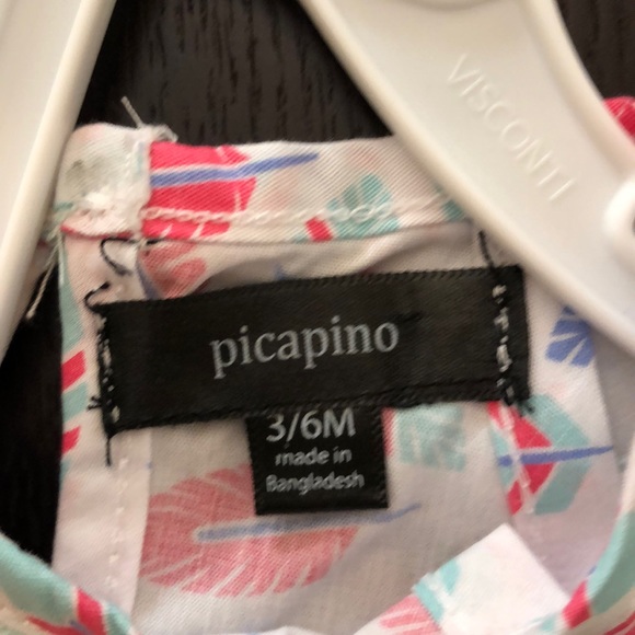 NWT - Adorable Outfit 3/6 months in pink & green - Picture 6 of 6